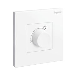 Legrand Galion 1 Gang 5 to 300 Watts Incandescent or 5 to 75 Watts LED Rotary Dimmer 100-240 Volts 50/60Hz 282419 - Slide 1