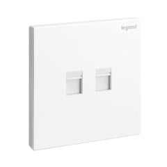 Legrand Galion 1 Gang Double RJ 45 Category 6 UTP Socket Outlet 282463 - Slide 1