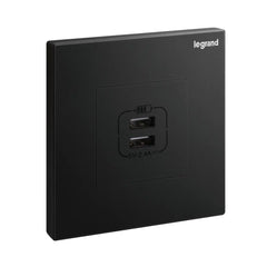 Legrand Galion 1 Gang Double USB 2.4A Type A USB Chargers 282447 - Slide 2