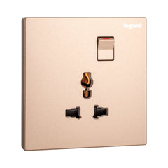 Legrand Galion 1 Gang Multistandard Switched Socket Outlet 282434 - Slide 3