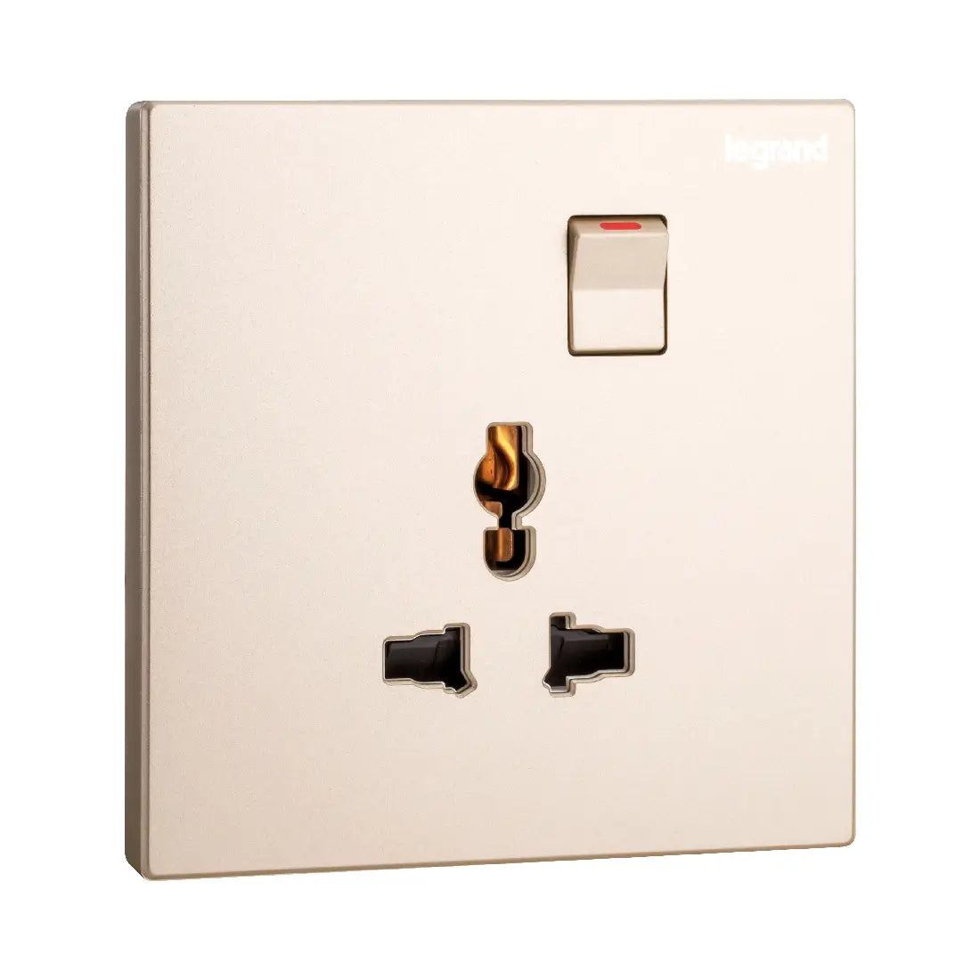 Legrand Galion 1 Gang Multistandard Switched Socket Outlet 282434