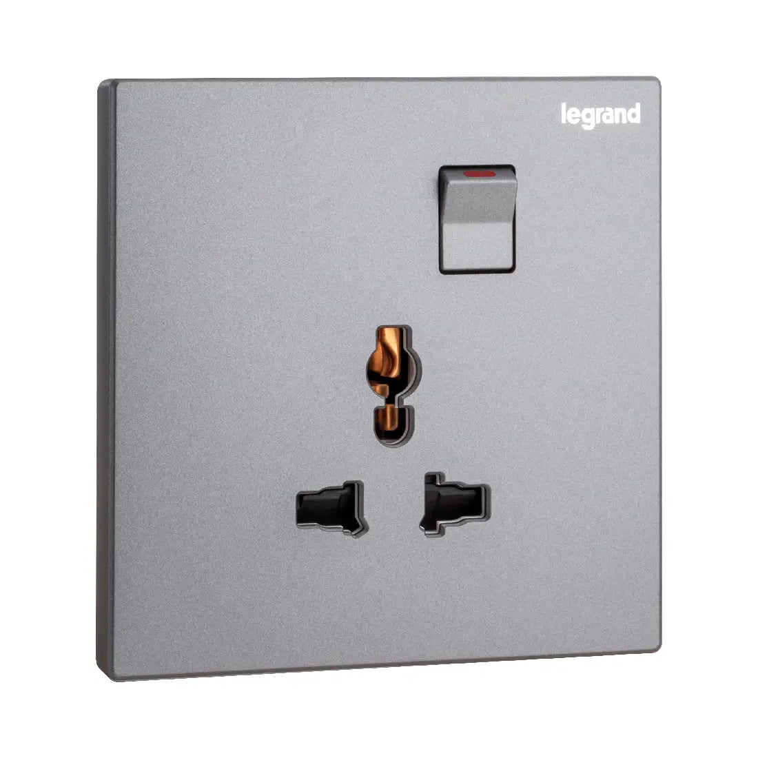 Legrand Galion 1 Gang Multistandard Switched Socket Outlet 282434