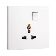 Legrand Galion 1 Gang Multistandard Switched Socket Outlet 282434 - Slide 1