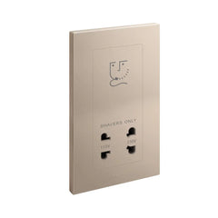 Legrand Galion 2 Gangs Shaver Socket Outlet 2 Outputs 110 and 230 Volts 282439 - Slide 3