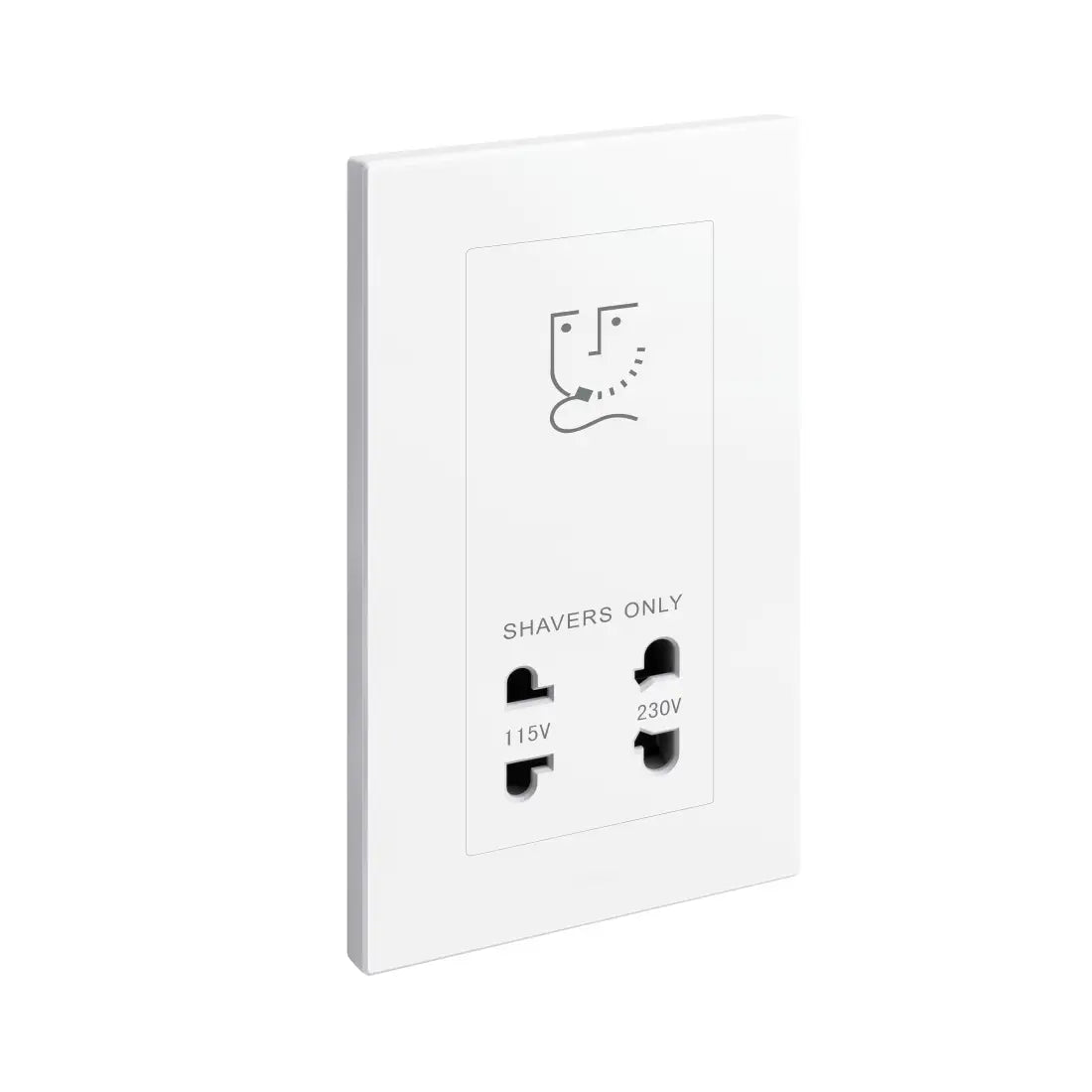 Legrand Galion 2 Gangs Shaver Socket Outlet 2 Outputs 110 and 230 Volts 282439