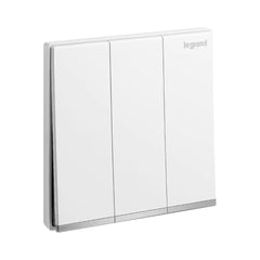 Legrand Galion 3 Gangs 2 Way Switch 16AX 282405 - Slide 1