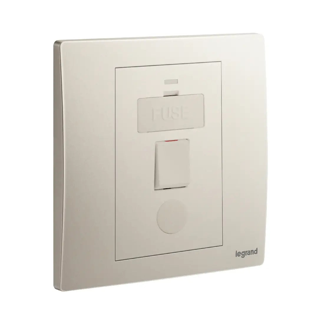 Legrand Mallia Senses 1 Gang 13A Switched Fused Connection Unit with Cord Outlet 281141