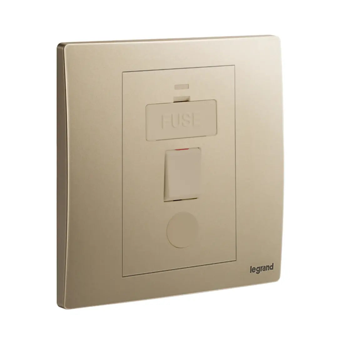 Legrand Mallia Senses 1 Gang 13A Switched Fused Connection Unit with Cord Outlet 281141
