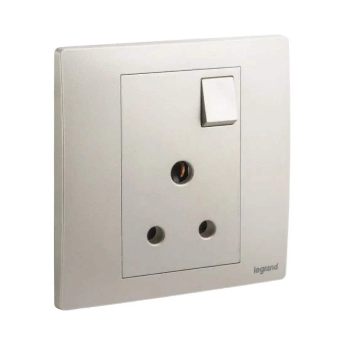 Legrand Mallia Senses 1 Gang 5A British Standard Switched Socket Outlet 281132
