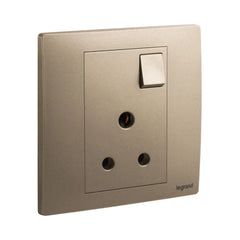 Legrand Mallia Senses 1 Gang 5A British Standard Switched Socket Outlet 281132 - Slide 4