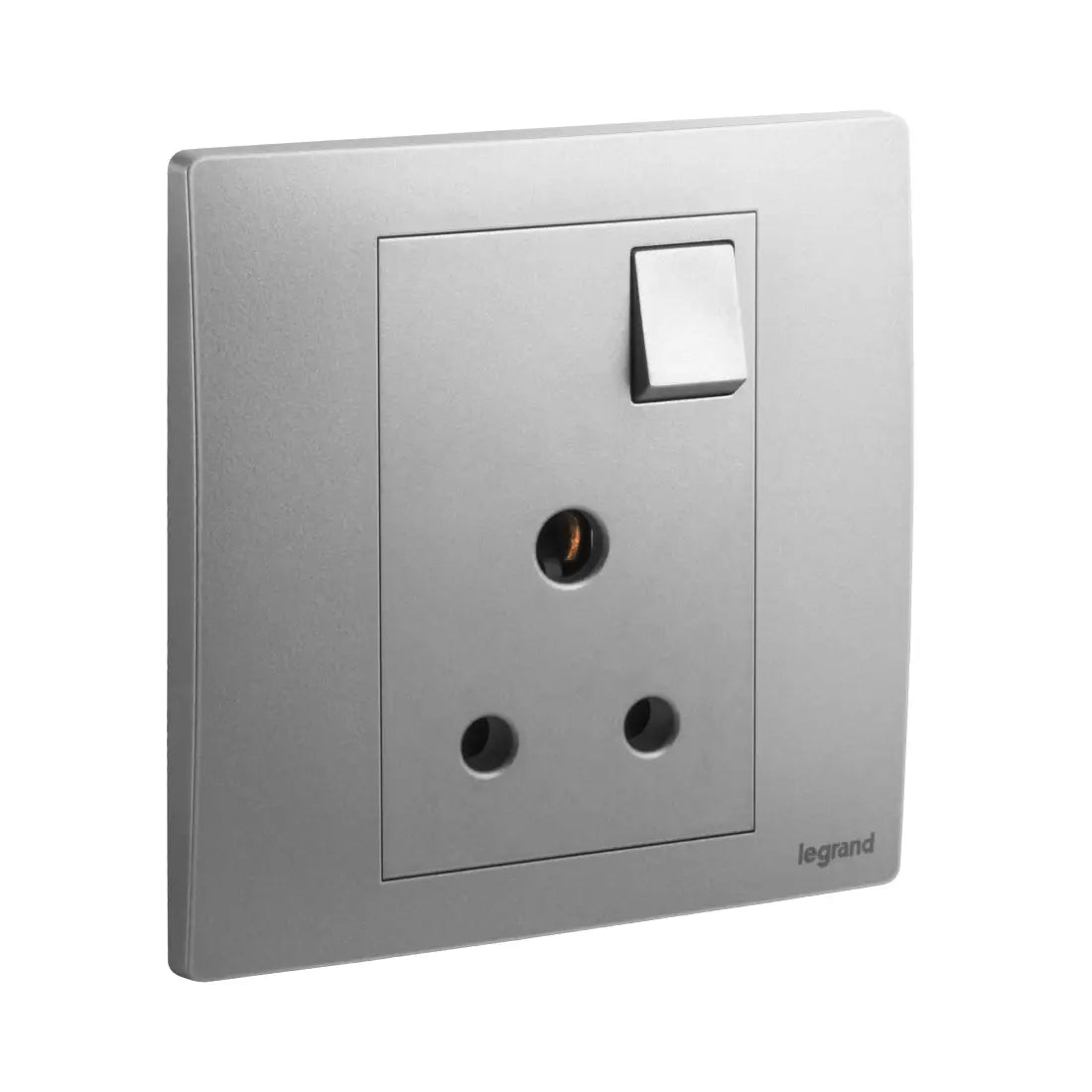Legrand Mallia Senses 1 Gang 5A British Standard Switched Socket Outlet 281132