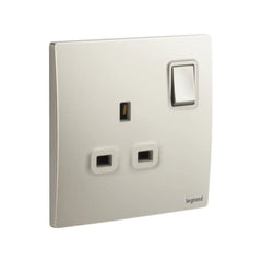 Legrand Mallia Senses 1 Gang BS 13A Switched Socket Outlet Double Pole 281116 - Slide 5