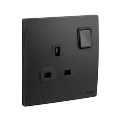 Legrand Mallia Senses 1 Gang BS 13A Switched Socket Outlet Double Pole 281116 - Slide 2