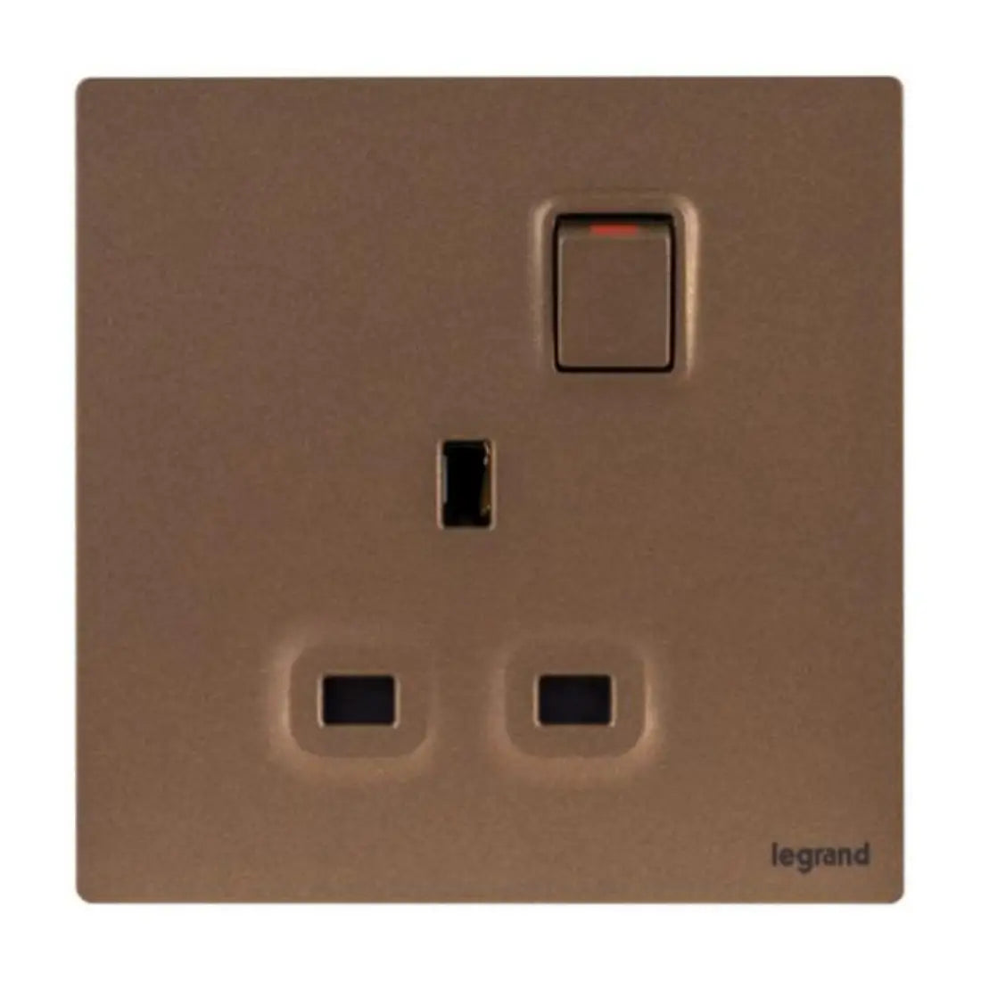 Legrand Mallia Senses 1 Gang BS Switched Socket Outlet Single Pole 13A 281111