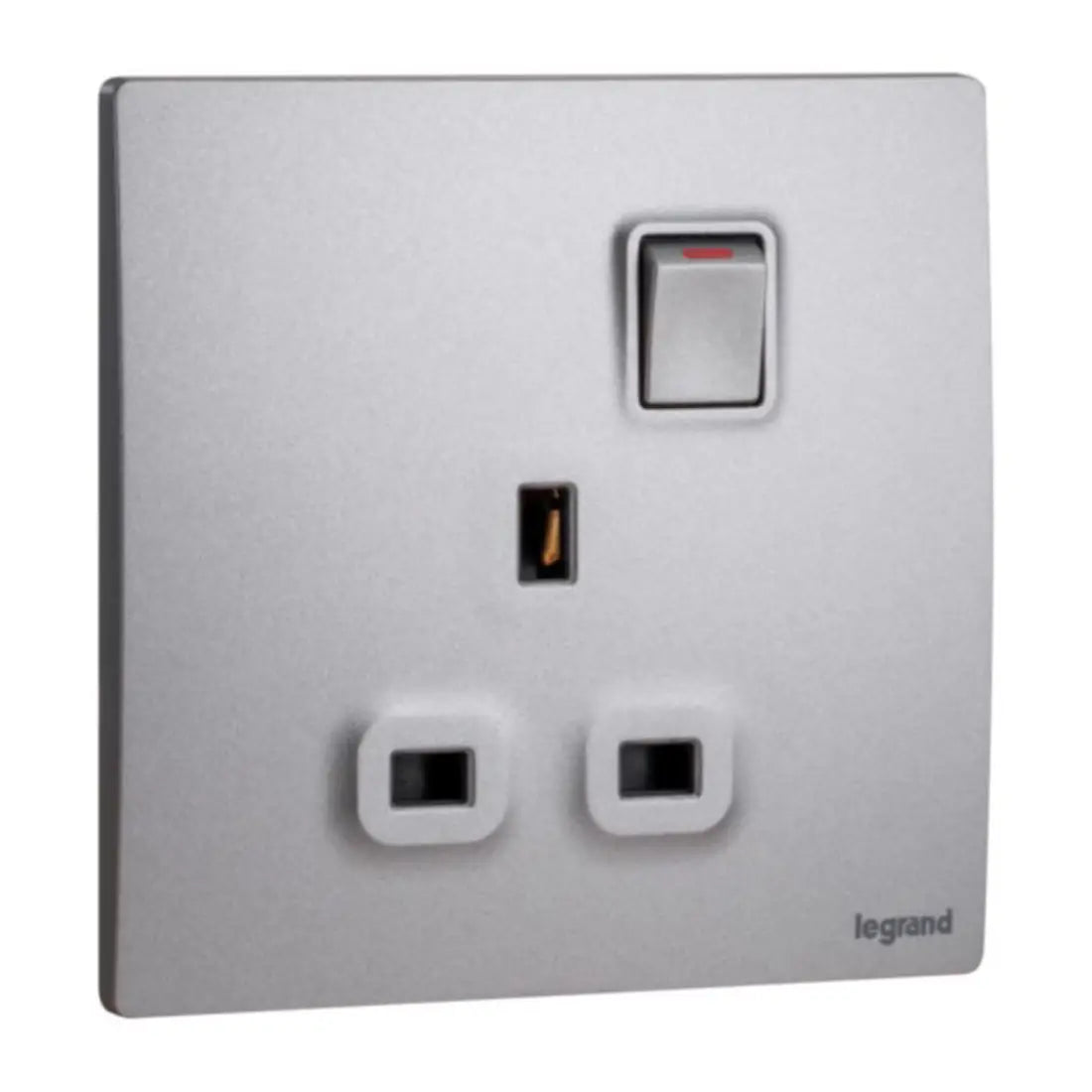 Legrand Mallia Senses 1 Gang BS Switched Socket Outlet Single Pole 13A 281111