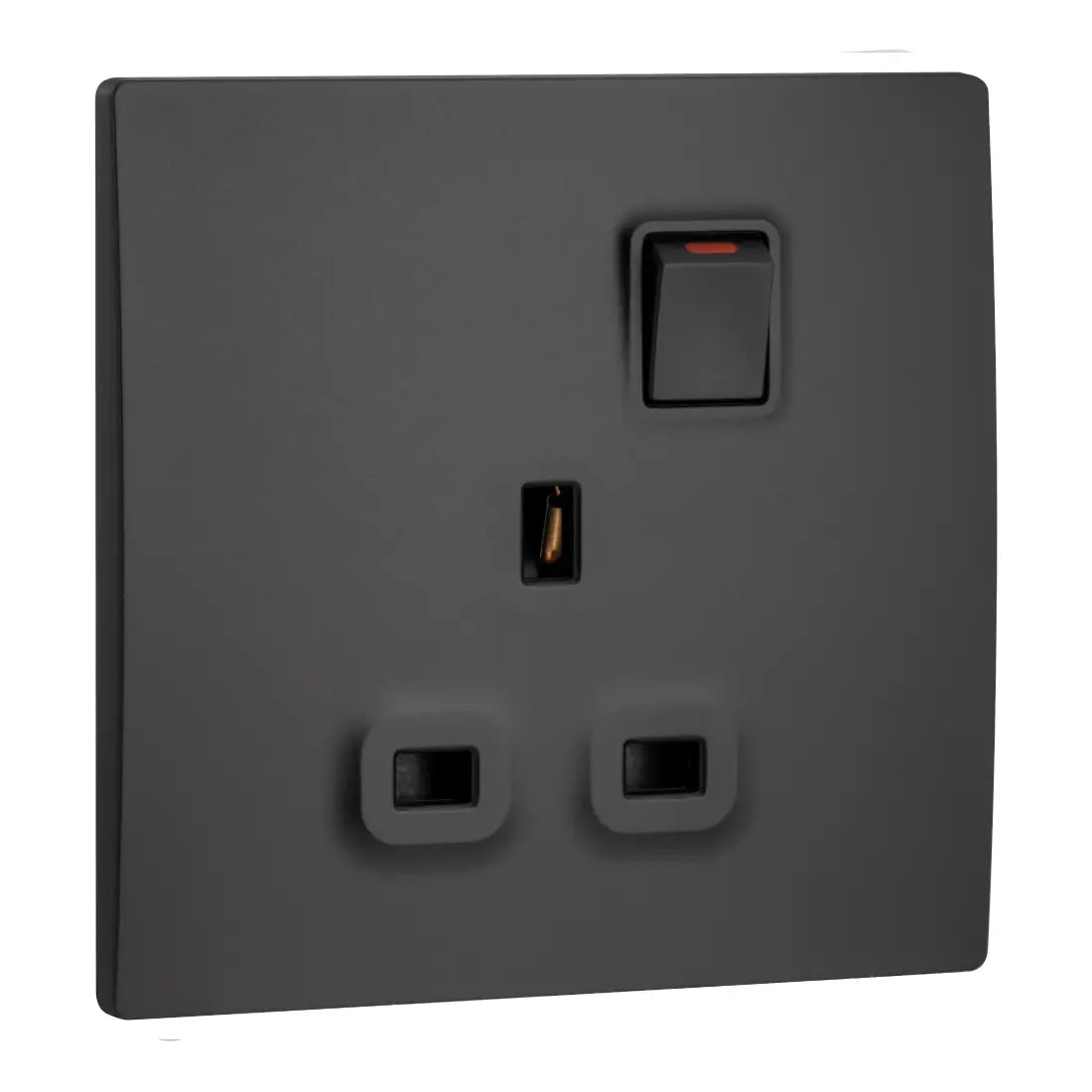 Legrand Mallia Senses 1 Gang BS Switched Socket Outlet Single Pole 13A 281111