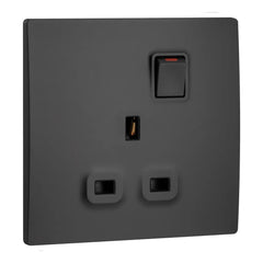 Legrand Mallia Senses 1 Gang BS Switched Socket Outlet Single Pole 13A 281111 - Slide 2