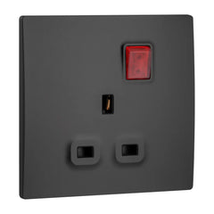 Legrand Mallia Senses 1 Gang BS Switched Socket Outlet Single Pole with LED 13A 281114 - Slide 2