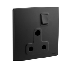 Legrand Mallia Senses 1 Gang BS Switched Socket Outlet 15A 281128 - Slide 2