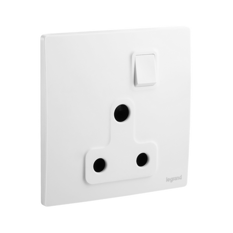 Legrand Mallia Senses 1 Gang BS Switched Socket Outlet 15A 281128
