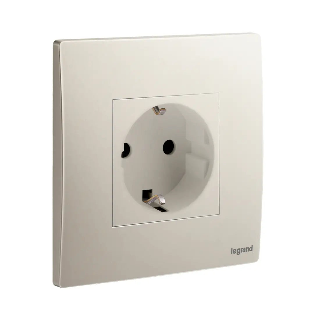 Legrand Mallia Senses 1 Gang German Socket Outlet 16A 2 Poles with Earth 281126