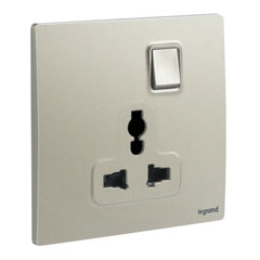 Legrand Mallia Senses 1 Gang Multistandard Switched Socket Outlet 281120 - Slide 5
