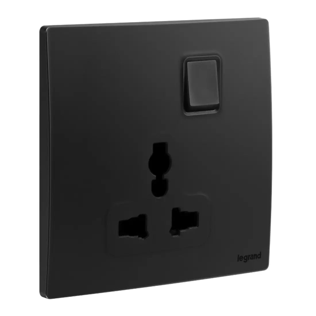 Legrand Mallia Senses 1 Gang Multistandard Switched Socket Outlet 281120