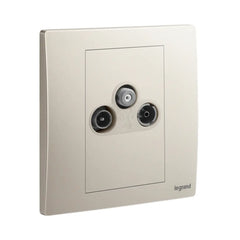 Legrand Mallia Senses 1 Gang TV-R-SAT Socket Outlet 281157 - Slide 5