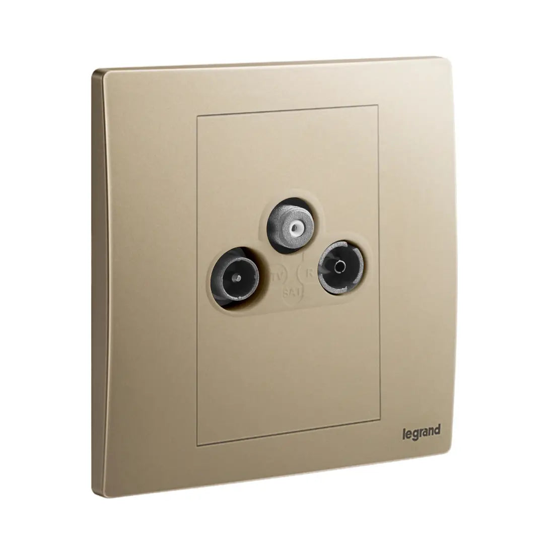 Legrand Mallia Senses 1 Gang TV-R-SAT Socket Outlet 281157