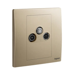 Legrand Mallia Senses 1 Gang TV-R-SAT Socket Outlet 281157 - Slide 4