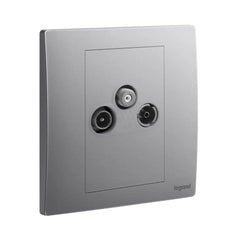 Legrand Mallia Senses 1 Gang TV-R-SAT Socket Outlet 281157 - Slide 3