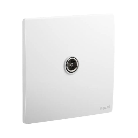 Legrand Mallia Senses 1 Gang TV Female Terminal Socket Outlet 281151