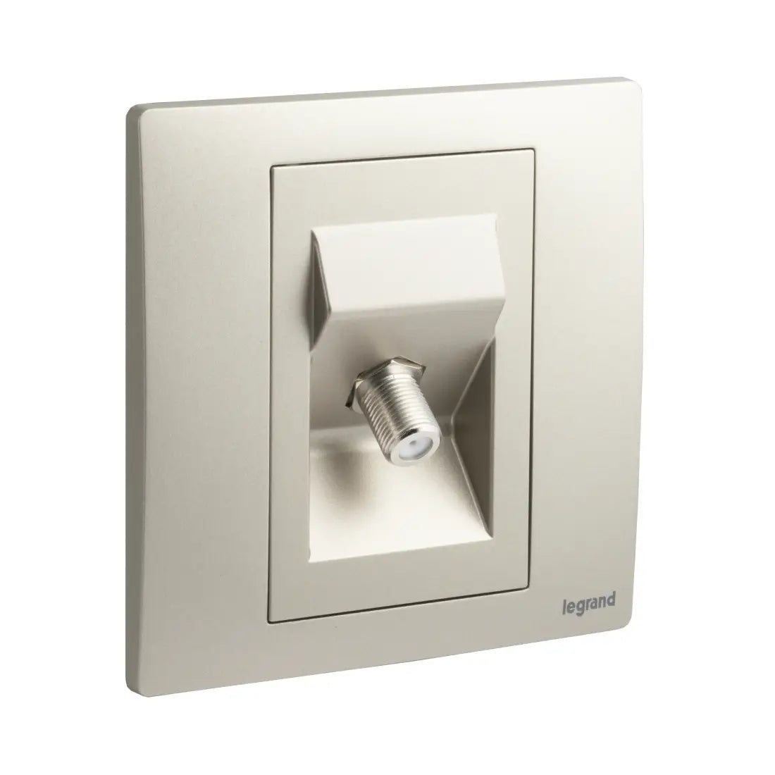 Legrand Mallia Senses 1 Gang "F" Type Terminal TV Socket Outlet 281152