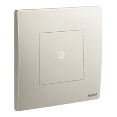 Legrand 281240 Mallia Senses 1 Gang Touch Bell Push 6A - Slide 5