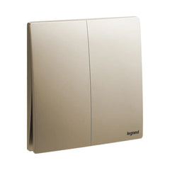 Legrand Mallia Senses 2 Gang 10A Push Button 281042 - Slide 4