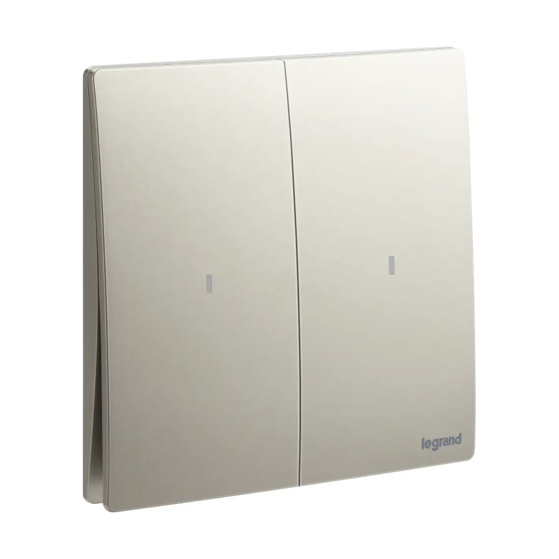 Legrand Mallia Senses 2 Gang 1 Way Illuminated Switch 16AX 281012