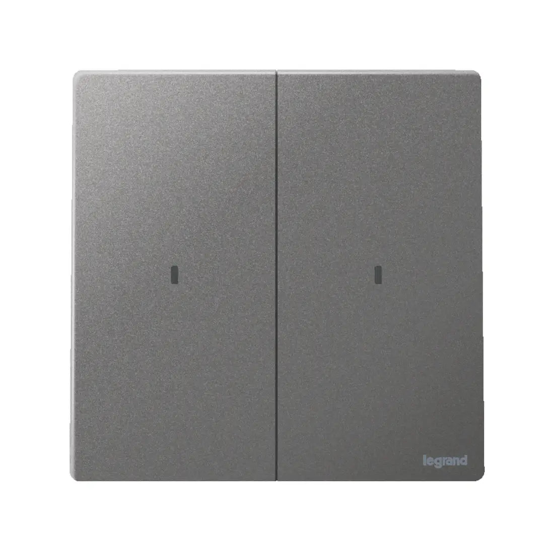 Legrand Mallia Senses 2 Gang 1 Way Illuminated Switch 16AX 281012