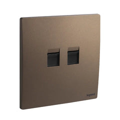 Legrand Mallia Senses 2 Gang Keystone Adapter 281195 - Slide 4