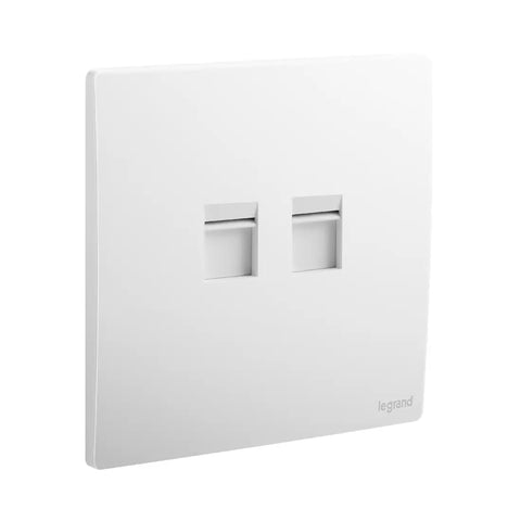 Legrand Mallia Senses 2 Gang Keystone Adapter 281195