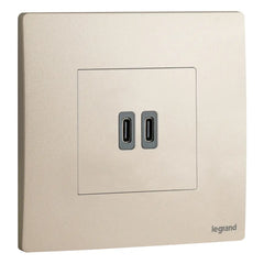 Legrand Mallia Senses 2 Modules 30W C and C Power Delivery USB Charger 281210 - Slide 5