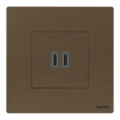Legrand Mallia Senses 2 Modules 30W C and C Power Delivery USB Charger 281210 - Slide 4