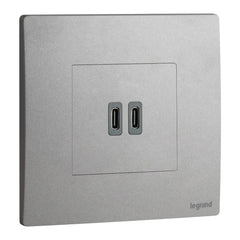 Legrand Mallia Senses 2 Modules 30W C and C Power Delivery USB Charger 281210 - Slide 3
