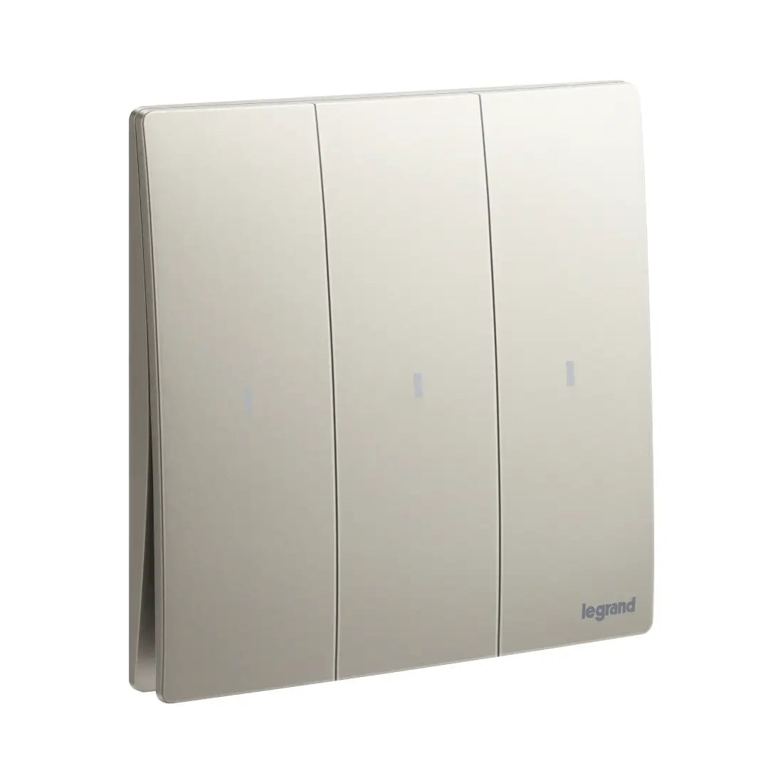 Legrand Mallia Senses 3 Gang 1 Way Illuminated Switch 16AX 281014