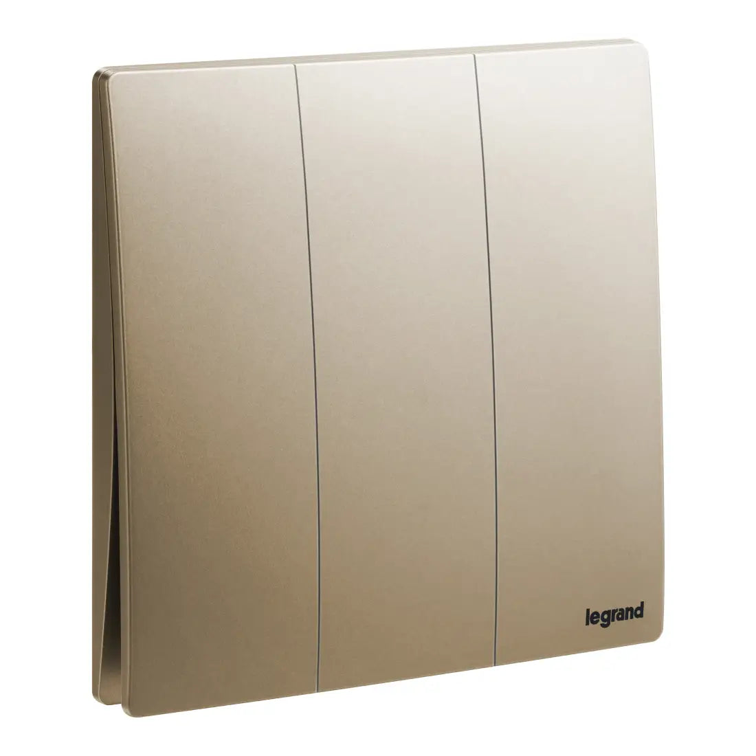Legrand Mallia Senses 3 Gang 1 Way Switch 16AX 281004