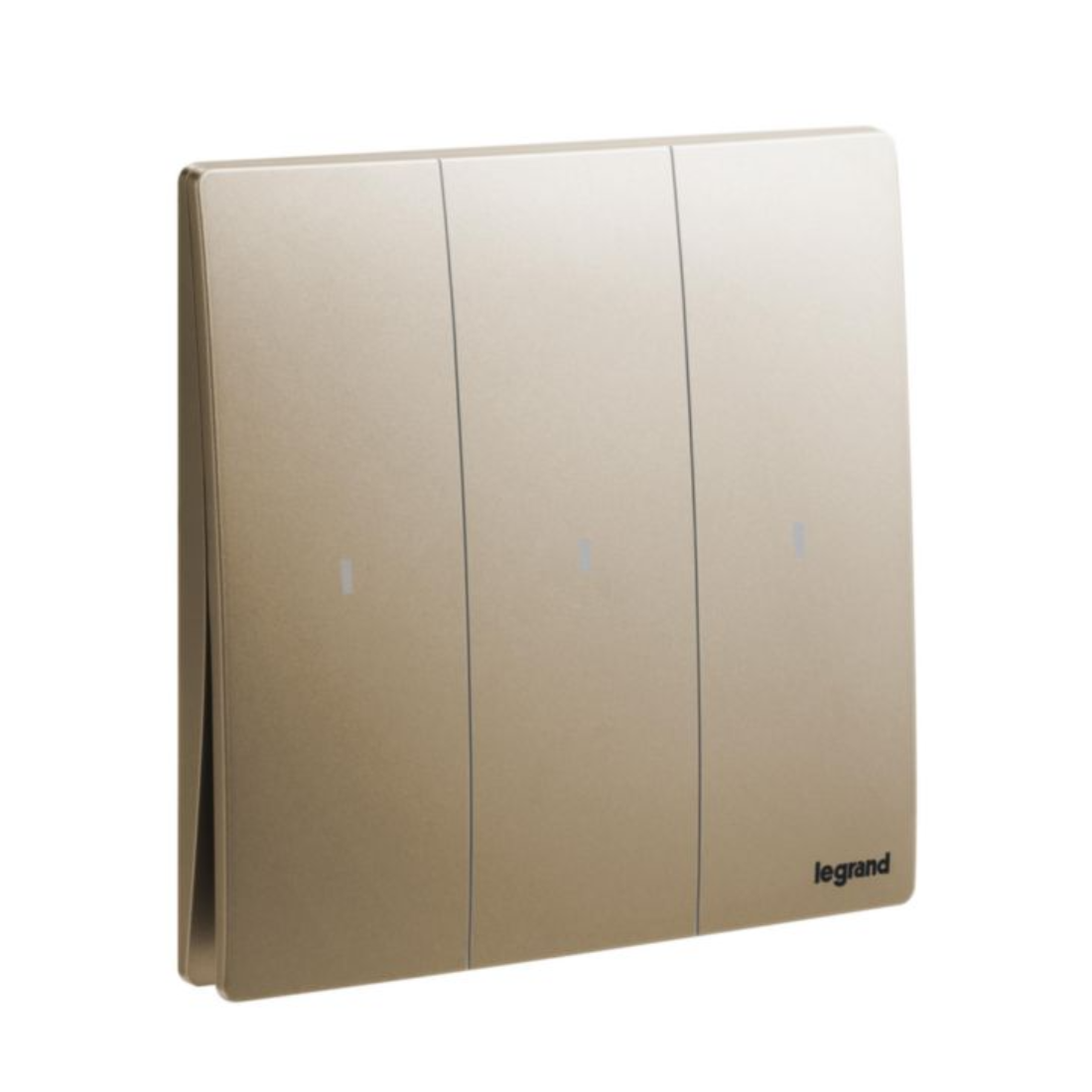 Legrand Mallia Senses 3 Gang 2 Way Illuminated Switch 16AX 281015