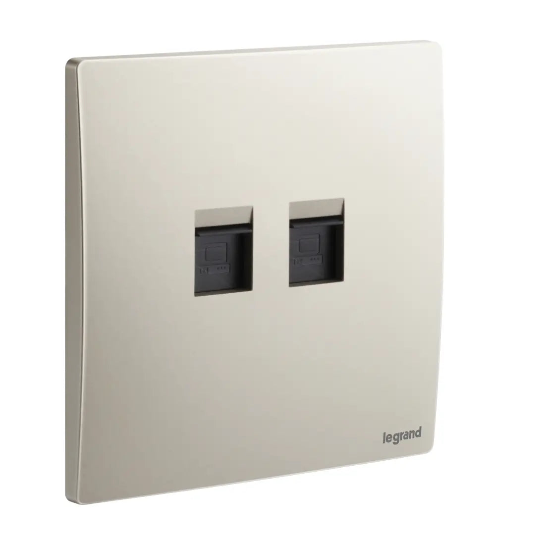 Legrand Mallia Senses Double RJ45 CAT6 UTP Socket Outlet 281165