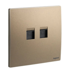Legrand Mallia Senses Double RJ45 CAT6 UTP Socket Outlet 281165 - Slide 4