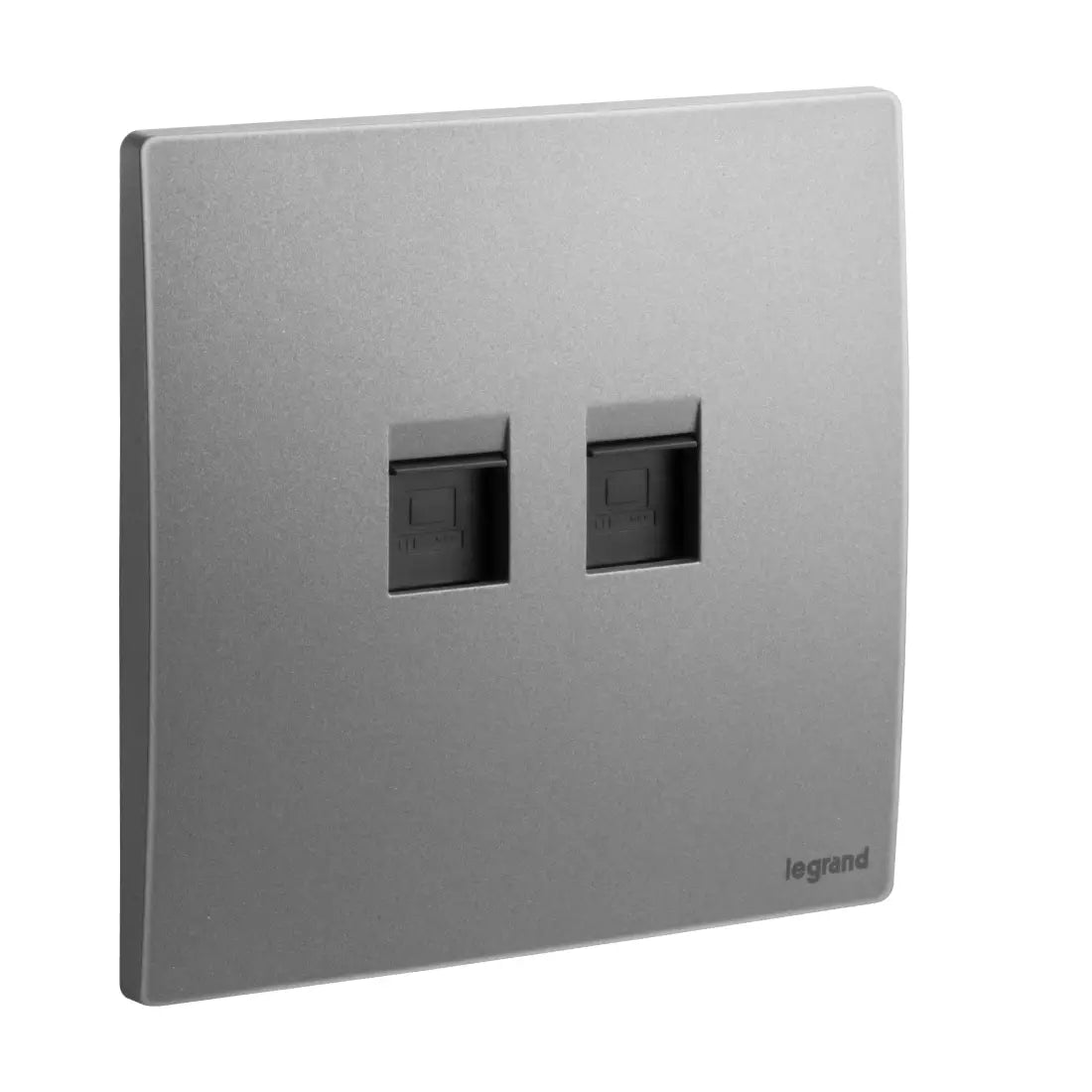 Double Rj45 Drop Legrand Mallia Double RJ45 CAT6 UTP Socket 281165 in Dubai, UAE
