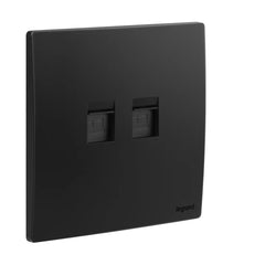 Legrand Mallia Senses Double RJ45 CAT6 UTP Socket Outlet 281165 - Slide 2