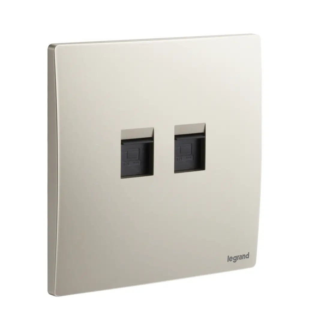Legrand Mallia Senses Double RJ45 Socket Outlet Category 6 STP 281158